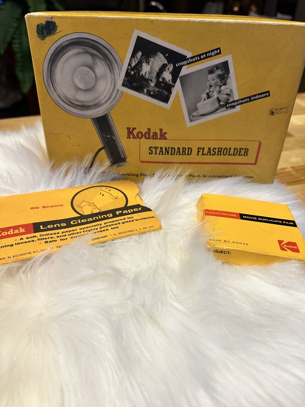 Kodak Flash Holder Photography Reflector Movie Duplicate Film Lens Cleaning