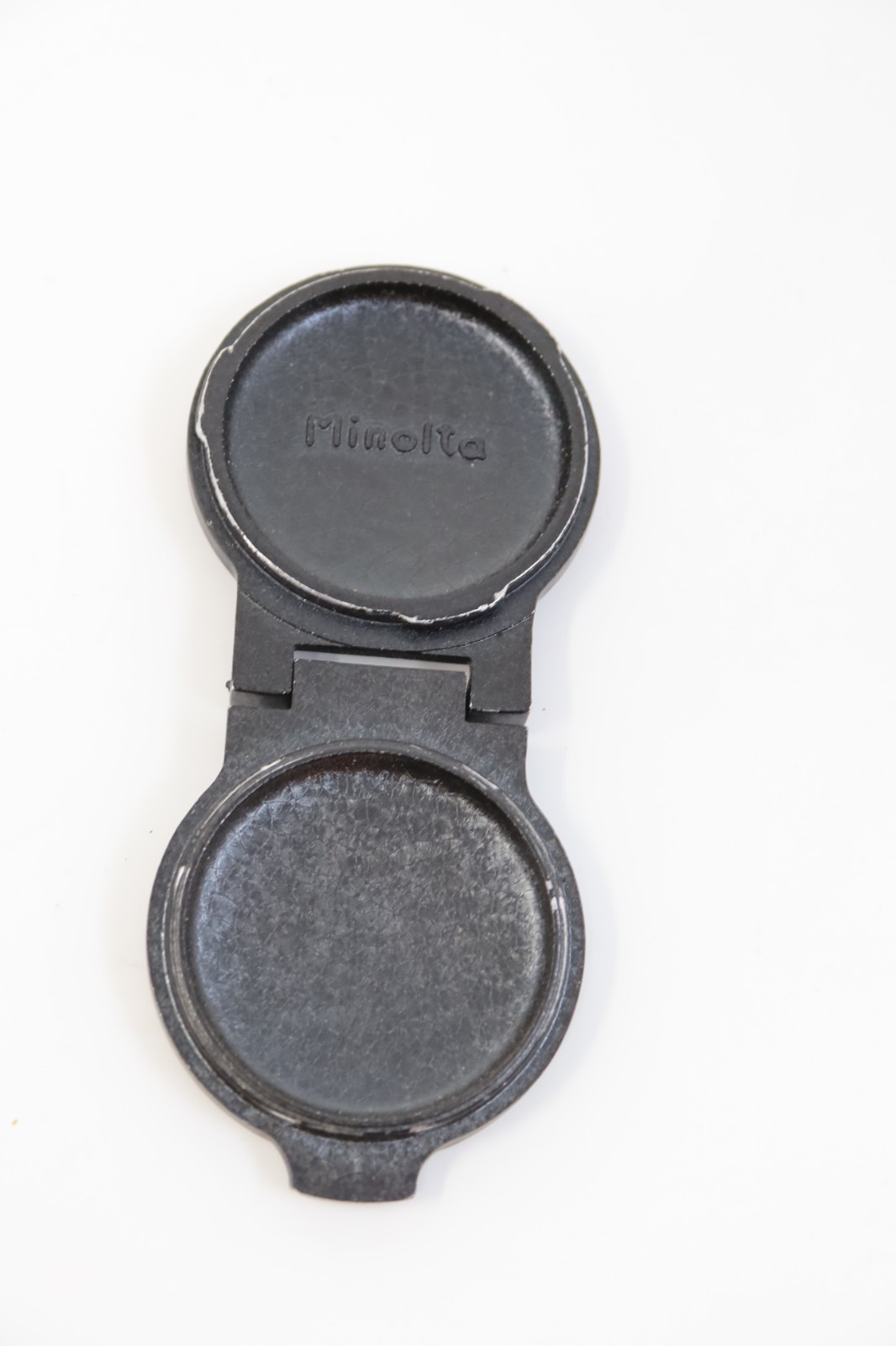 Minolta ORIGINAL Autocord Lens Cap Vintage TLR Camera Black Metal Bayonet