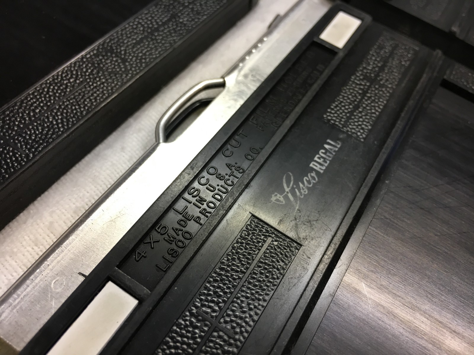 6 4×5 Lisco Regal Cut Film Holders 1 Folmer