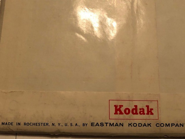 VINTAGE KODAK GREETING MASK (CHRISTMAS CARD) PEACE ON EARTH