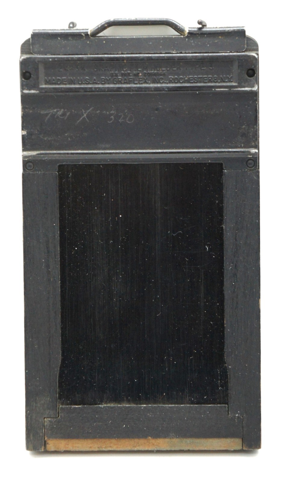 Wooden Graflex Graphic Film Holder Type 5 for Large Format 3.25×4.25 ” Camera EX