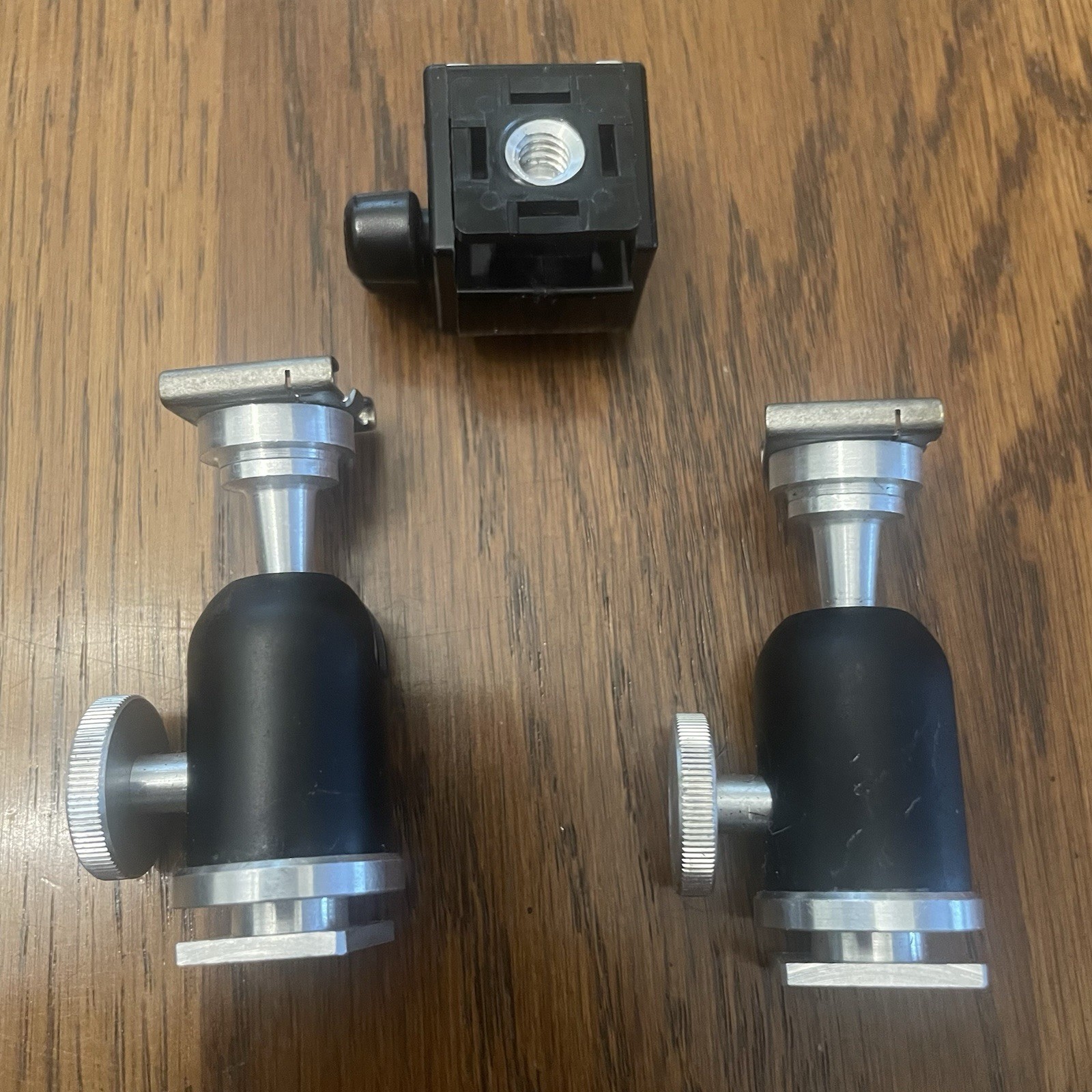 PRAZISION Ball Head Shoe Mount Flash Extension 2 Germany & Tilting Shoe Mount