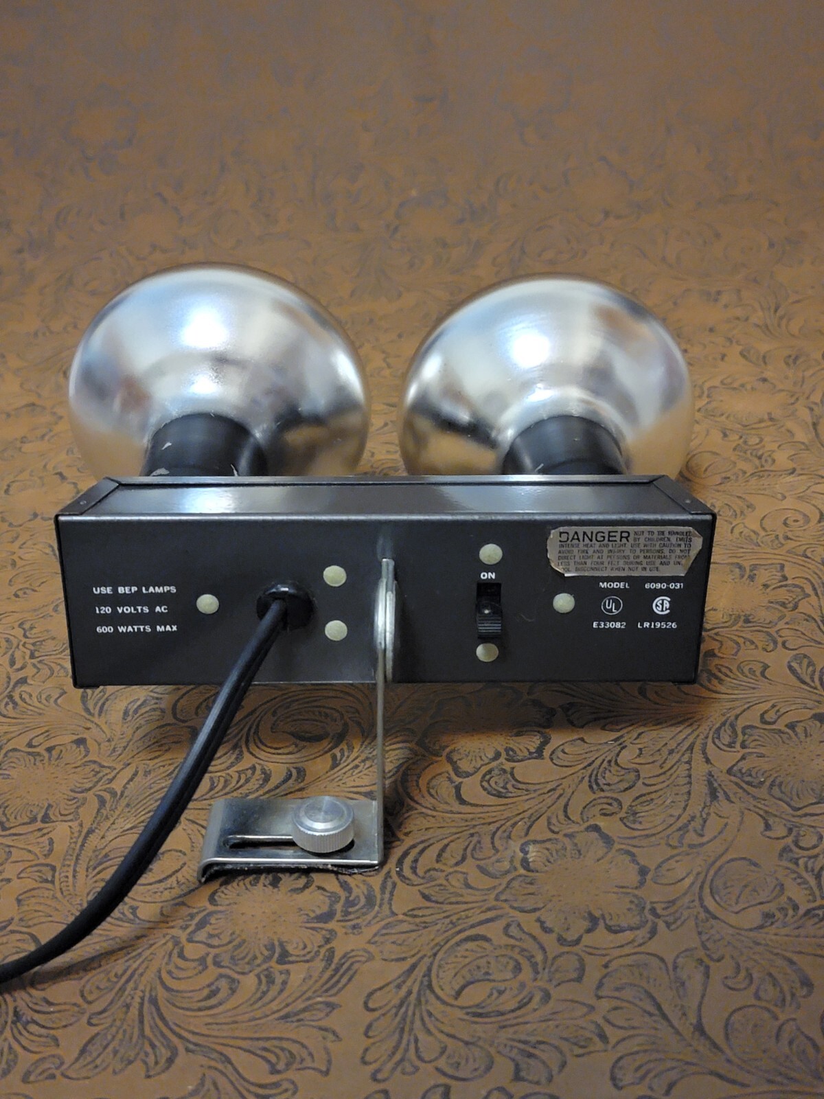 Vintage GAF Twin Lamp Movielight 600W ⋙ BRIGHT! ⋘ 6090-031 Super 8 8mm 16mm ഝ