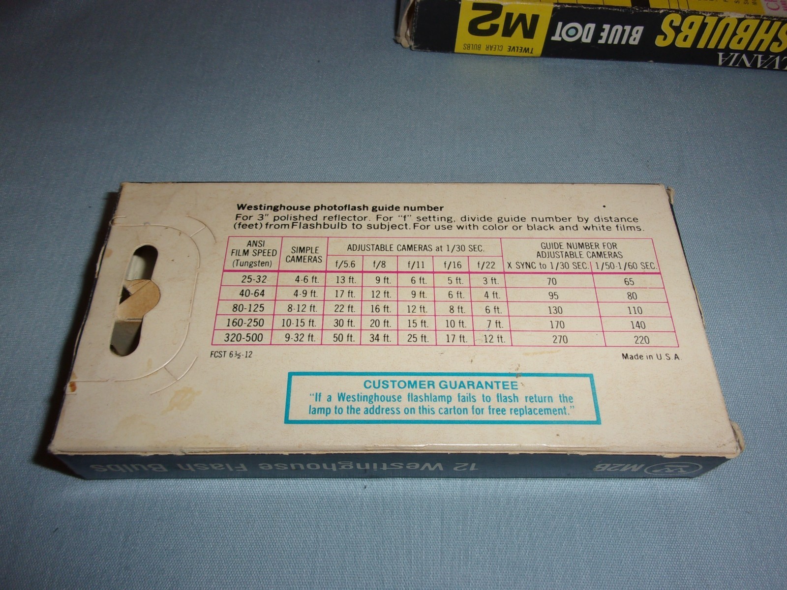 Lot of 17 Vintage Flashbulbs – Blue Dot M2 M2B Sylvania Westinghouse
