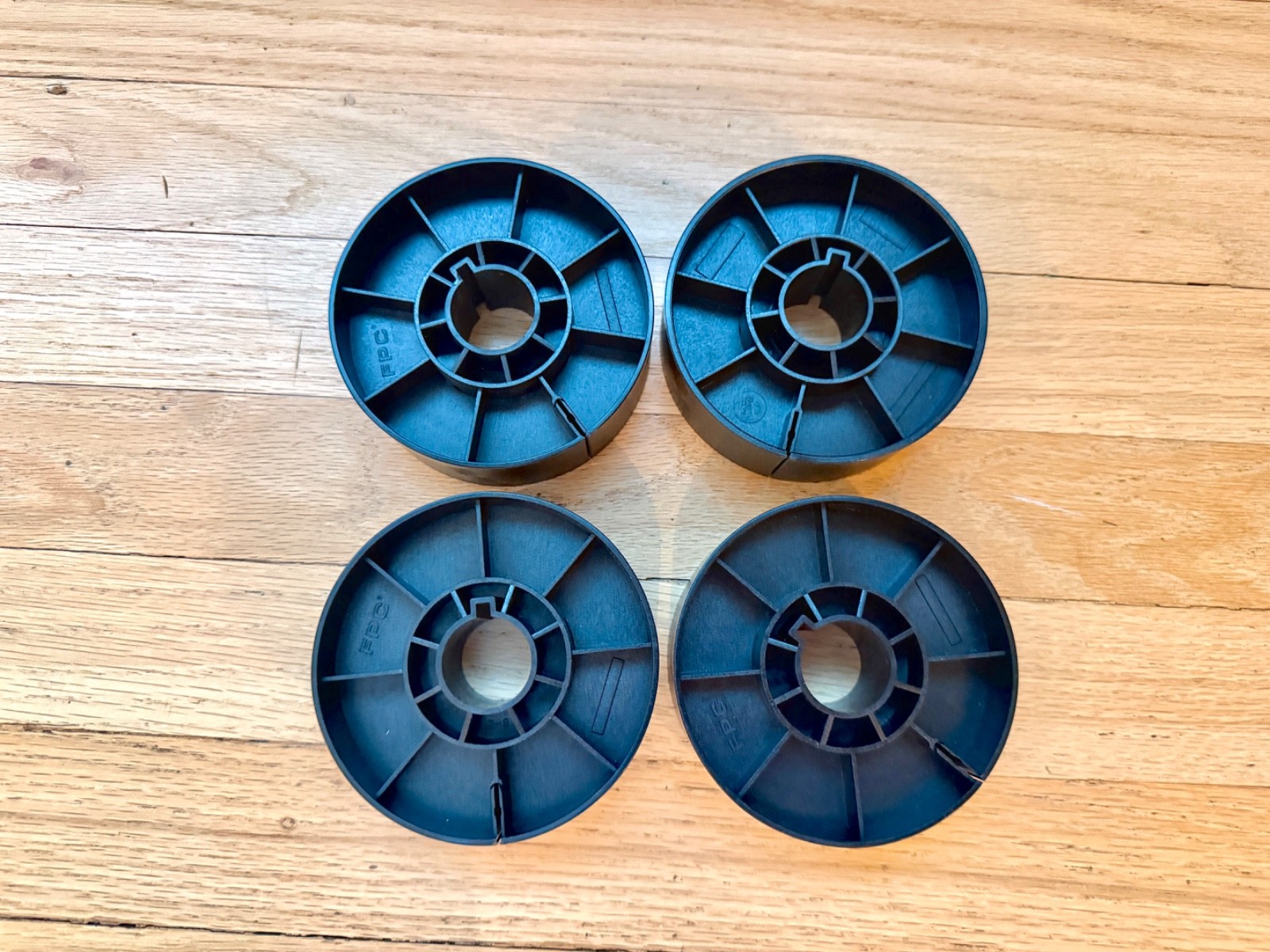 4, Kodak 35mm 4″ Inch Film Core / Take-Up Spool. unused