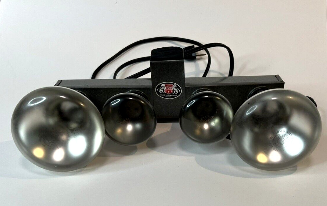 Vintage Pixie IV 4-Light Handheld Lite Bar David Specialty Company Works Great