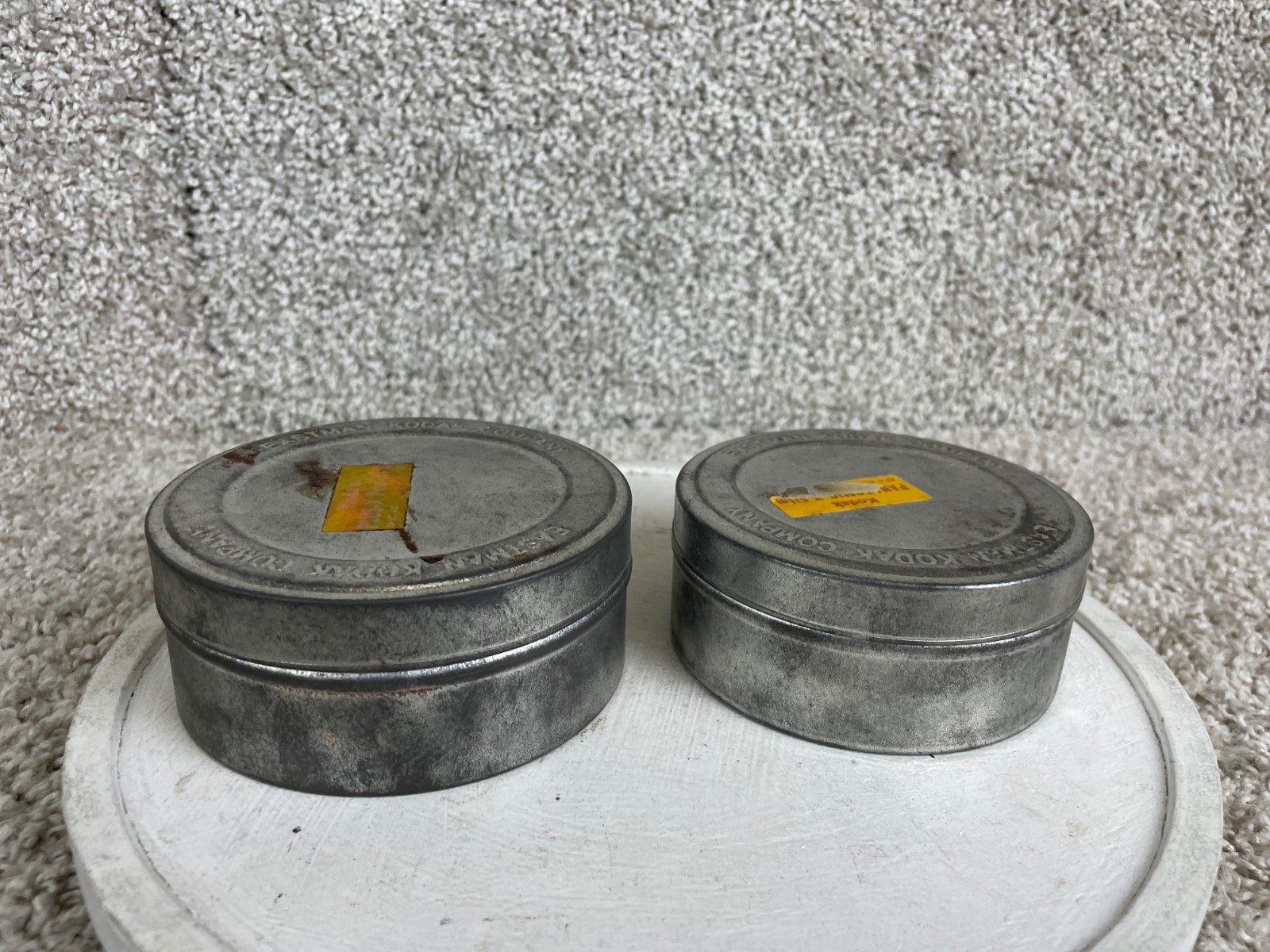 Vintage Eastman Kodak Company Metal Film Canisters Panatomic-X Film