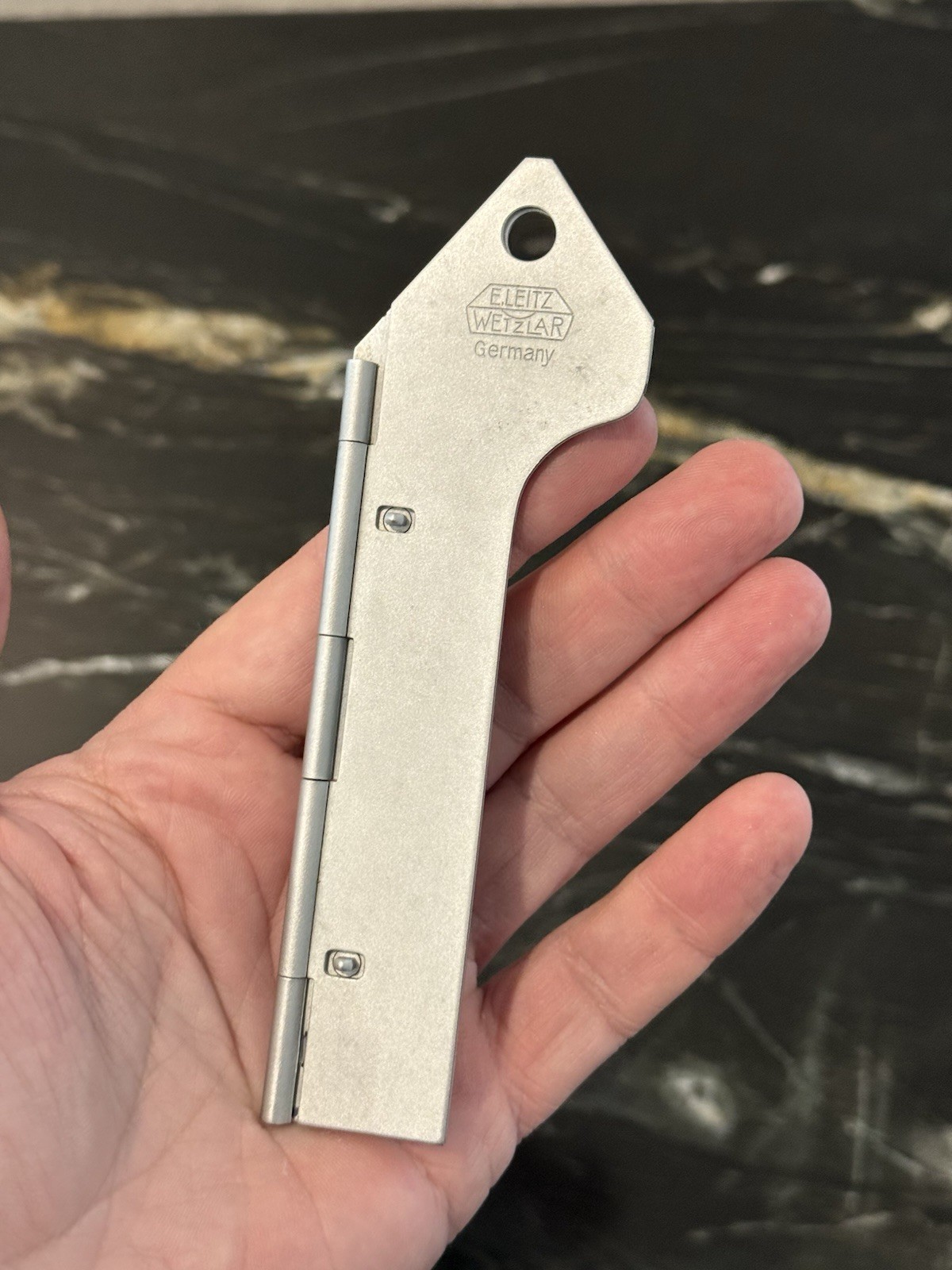 Original Leica Metal Nickel ABLON Leitz Film Leader Trimming Template
