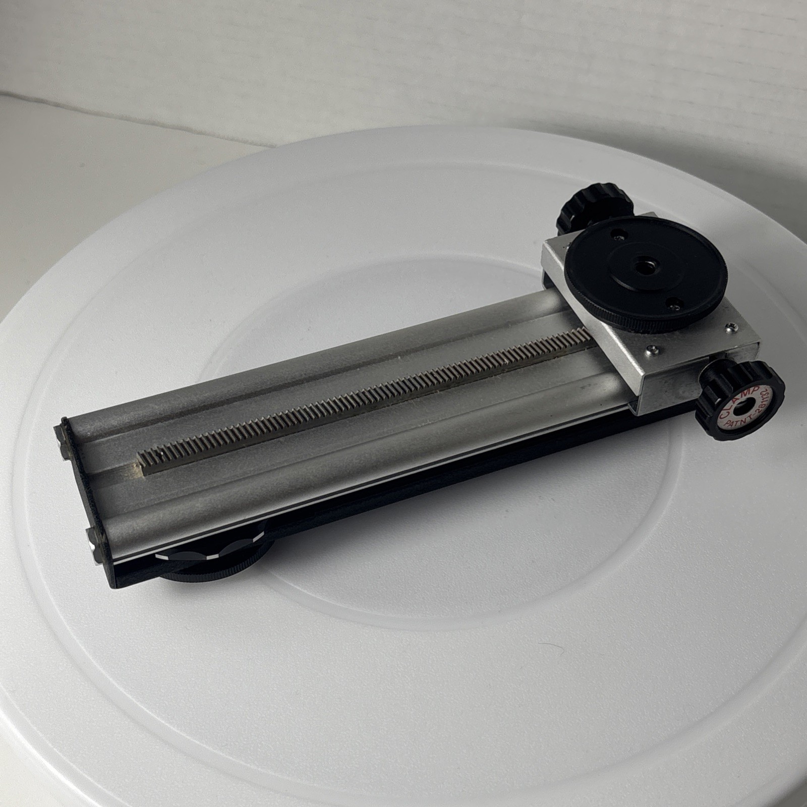 Vintage Spiratone Deluxe Focusing Rail 125MM Fine Focus Control Film Digital SLR