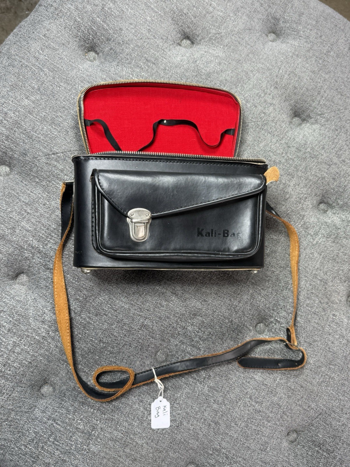 Rare Vintage Kali Bag Retro Film Camera Leather Case Bag Japan
