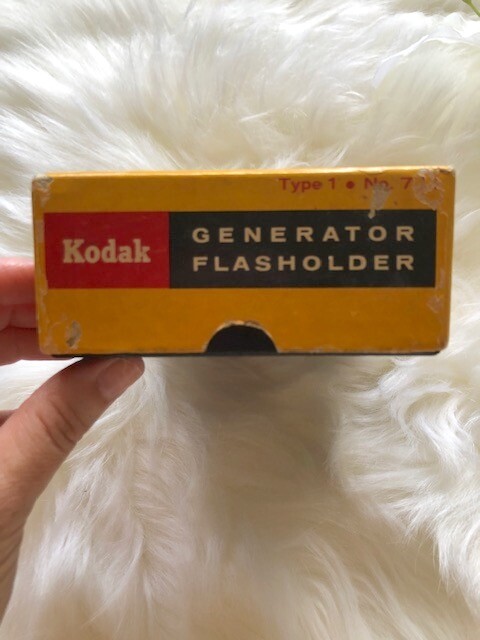 1950’s KODAK EKTAMITE Flasholder with Kodak Generator Flasholder Box Vintage