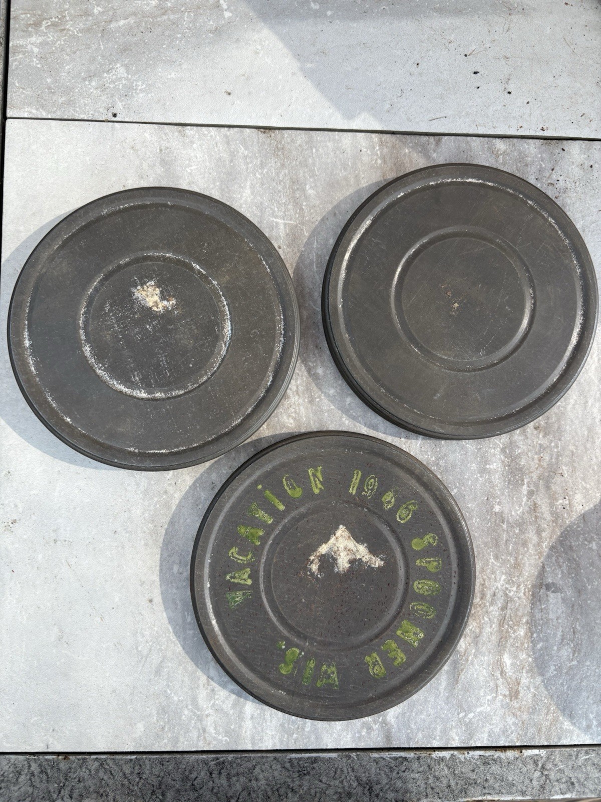 Set Of 3 Vintage DaBrite Humidor 8mm Metal Film Empty Cases