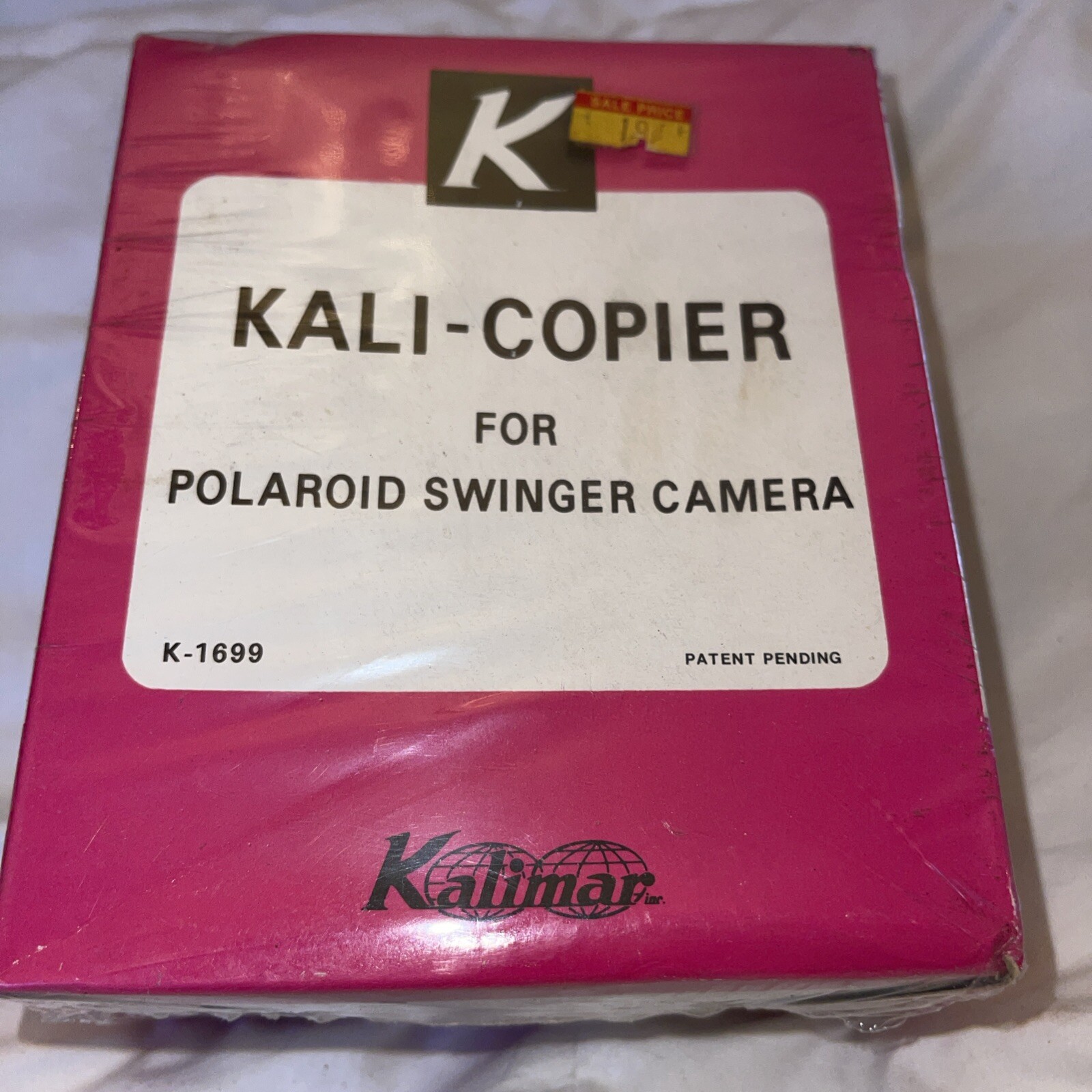 Picture Copier Kali Copier for Polaroid Cameras Swinger by Kalimar K-1699.