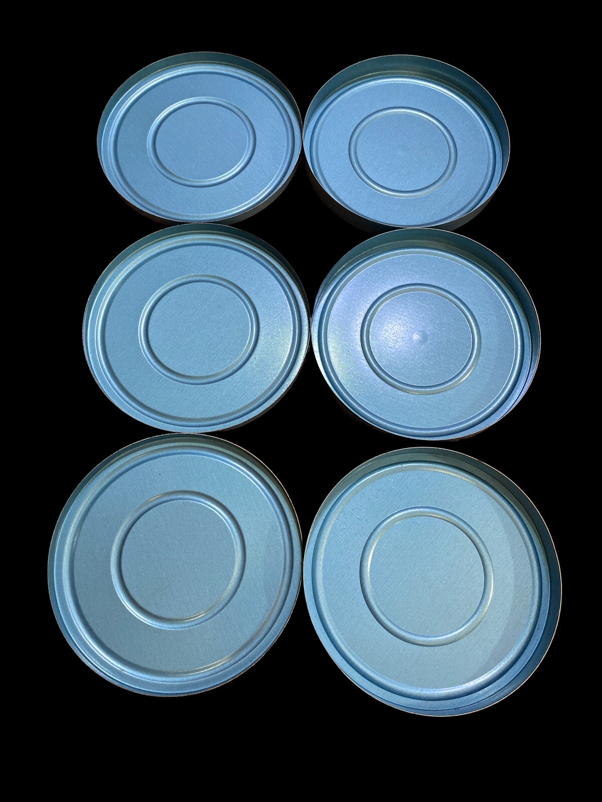 8mm Reels & Storage Case SCHERER CO USA 6 Metal Reels ~Cams ~ 12 Slot Case Vint