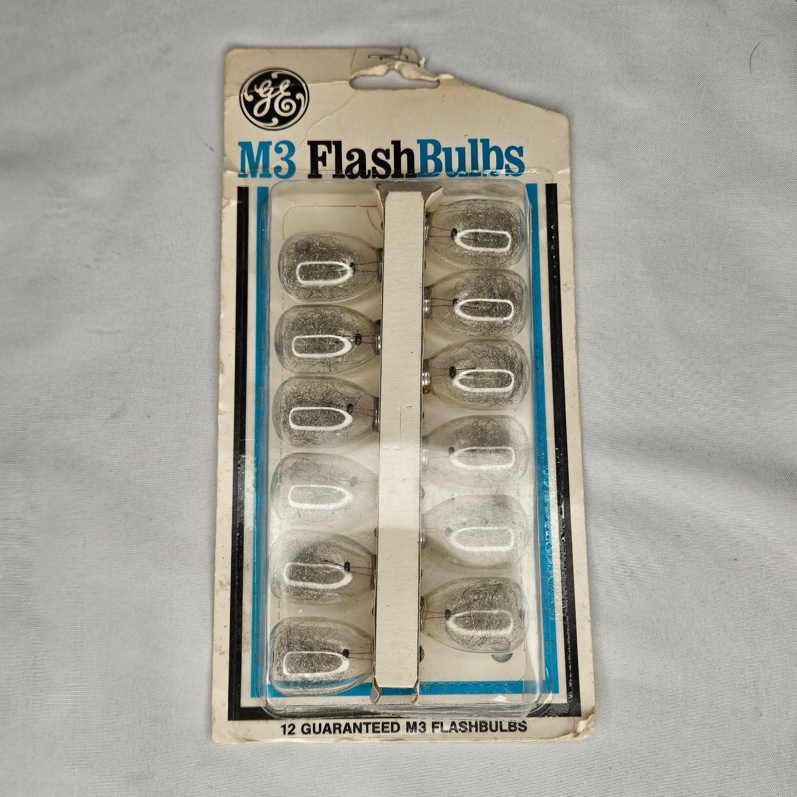 Vintage GE M3 Flashbulbs 12 Pack GE Camera Flash Bulbs NOS #0268