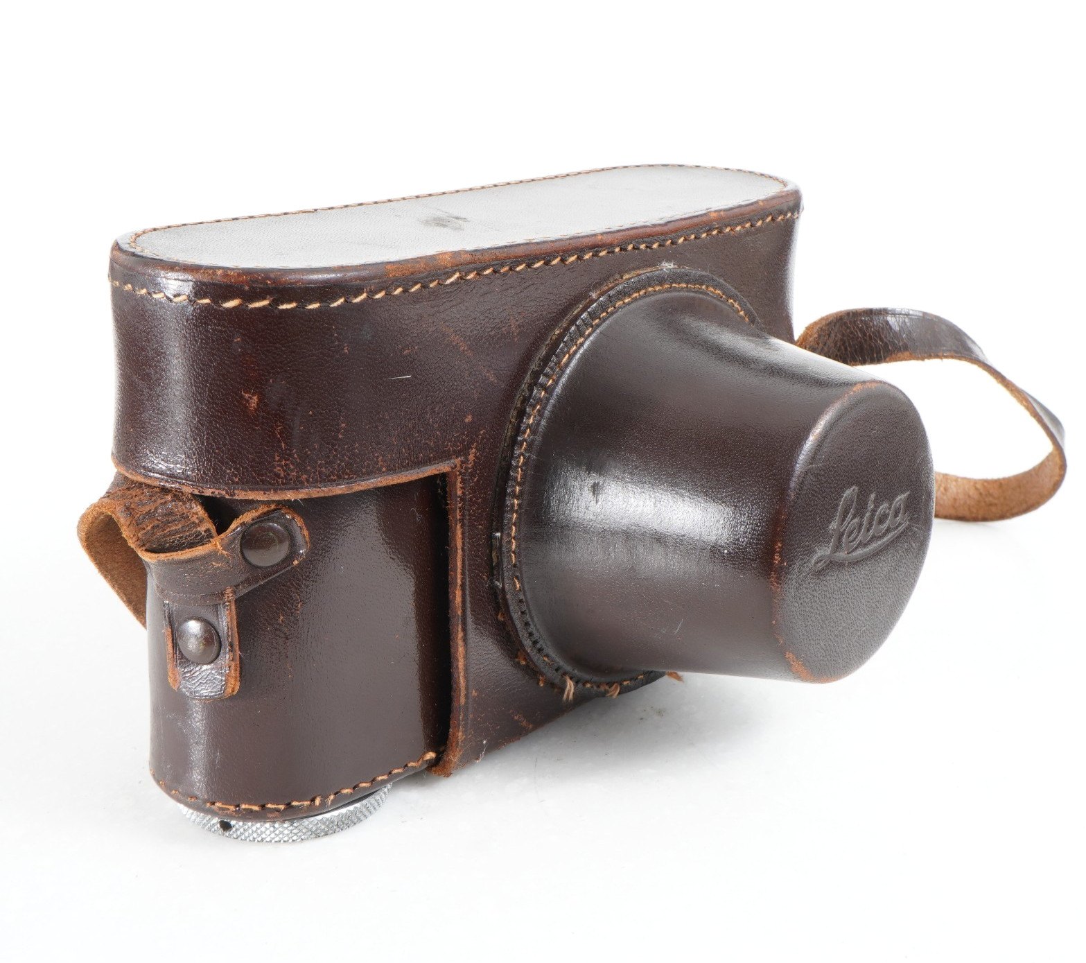 -Leica Leather Case for LTM Screw Mount Rangefinder Cameras without self timers