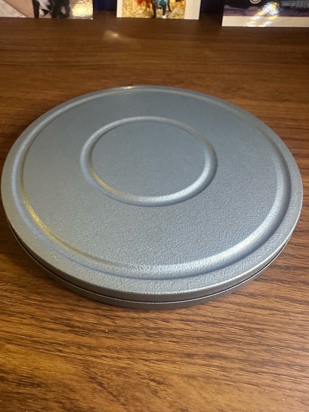 Korvette Camera Dept 8 mm Metal Case Movie Reel 7″ Scherer EZ Grip – Made In USA