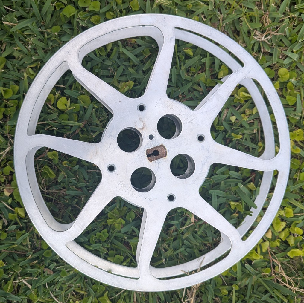Vintage Metal Movie Reel 12” Diameter Lot of 3