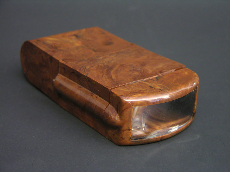 c1954 Bakelite Arcadia Commander Folding Pocket Slide Viewer with Original Box