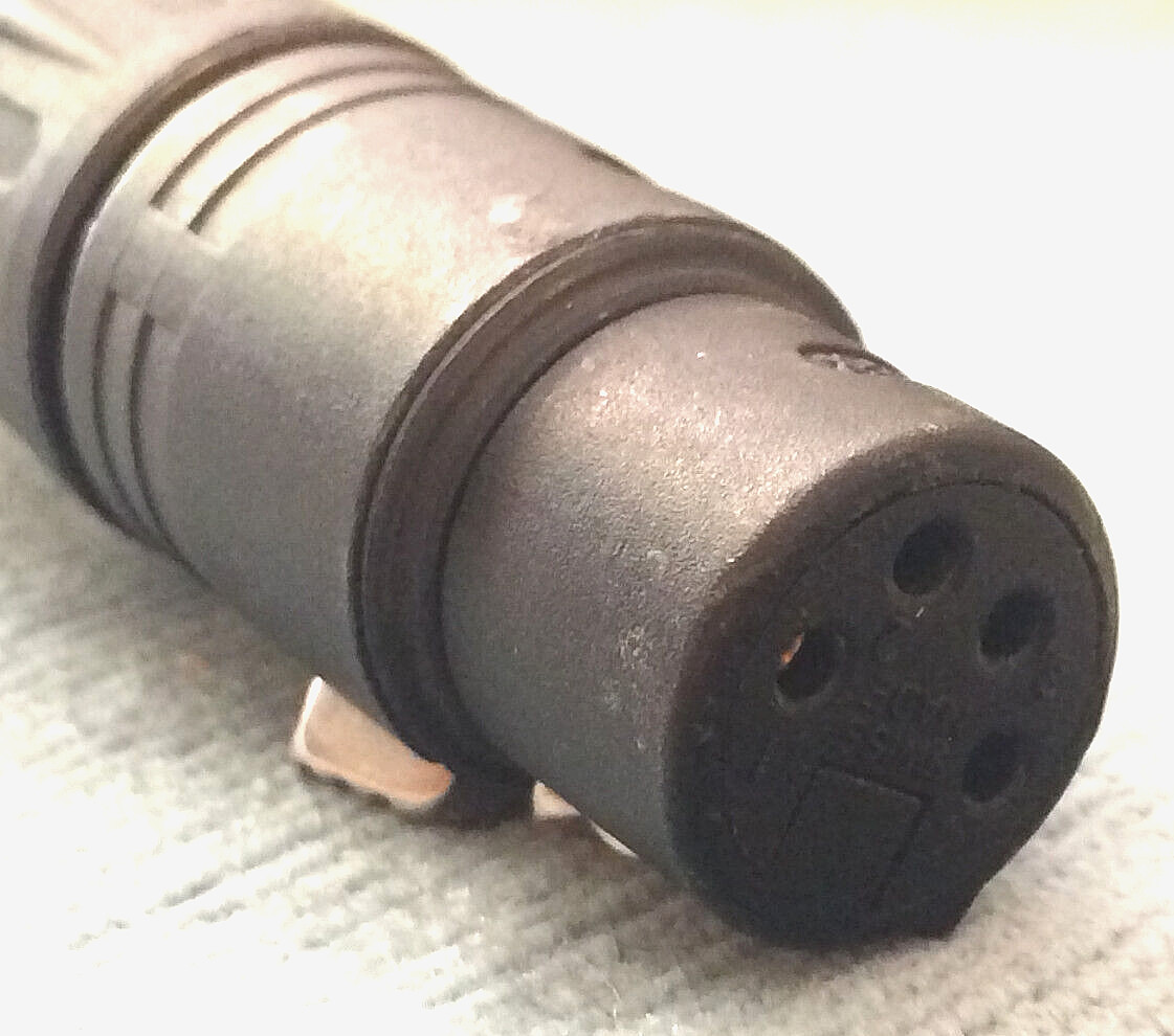 BANANA PLUG to 4-PIN XLR POWER CABLE for NORRIS FILM PRODCTS, TIME-LAPSE MOTORS
