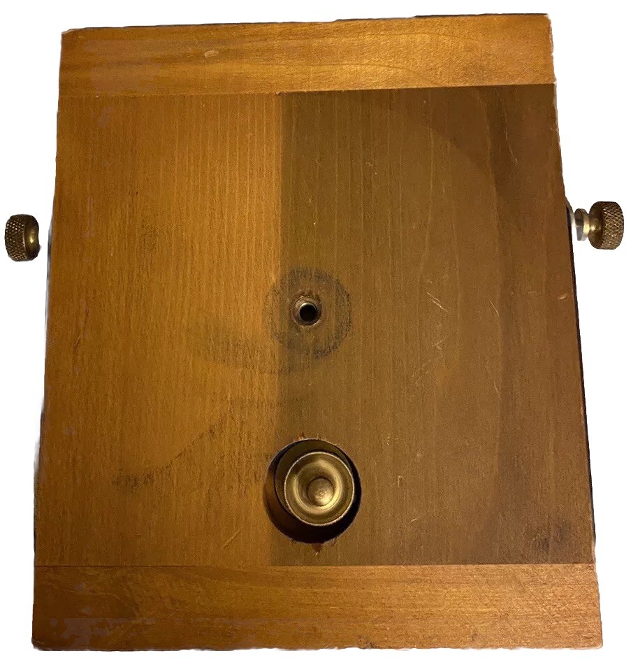 Graflex Crown Tilting Tripod Top #4 Wooden Camera Equipment Vintage