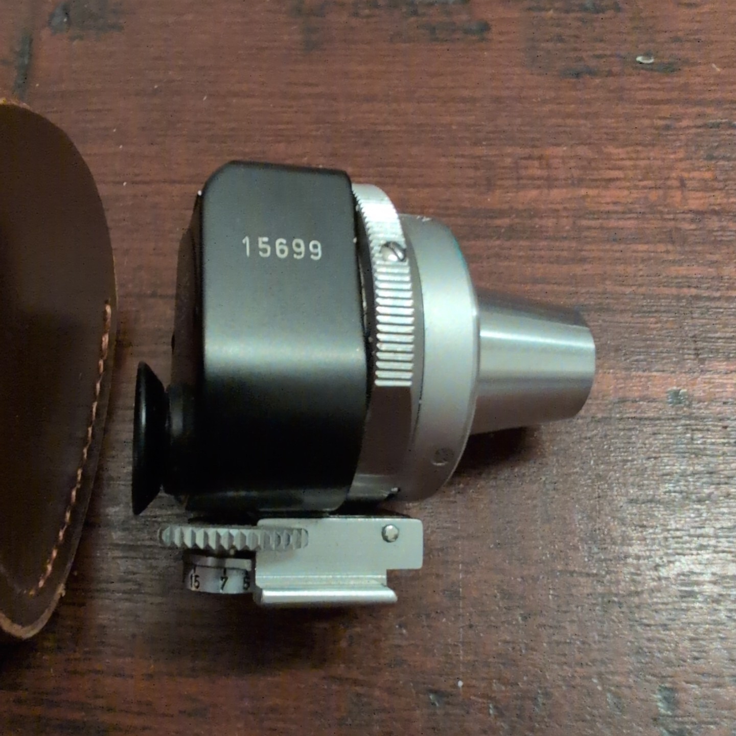 E.LEITZ WETZLAR BLACK UNIVERSAL VIEW FINDER FIT LEICA RANGEFINDER Vtg 40602