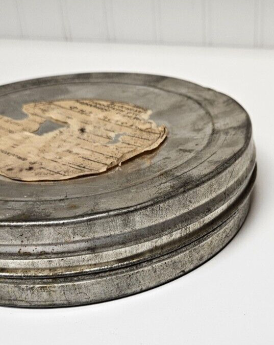 Rare Vintage Svema, Soviet Film Company, Projector Film Tin Reel Case