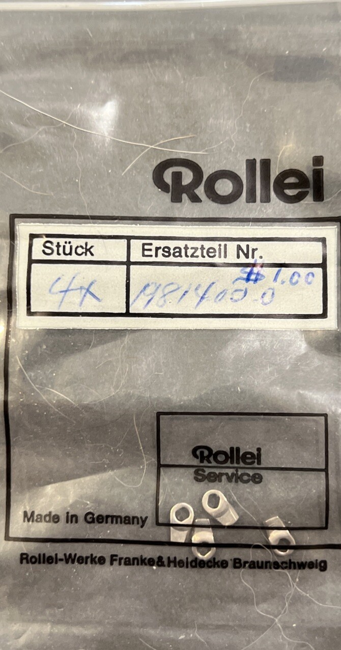 Rollei Rolleiflex Genuine / Original Part As Pictured 19814.00.0 X4