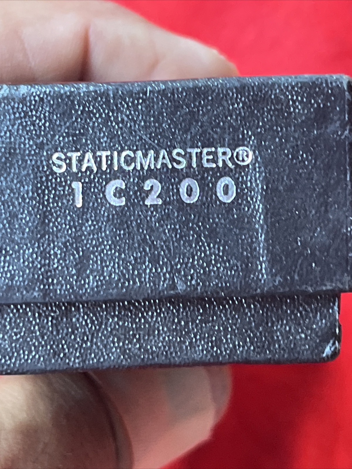 VINTAGE STATICMASTER 1C200 PHOTO RECORD BRUSH (ff9)