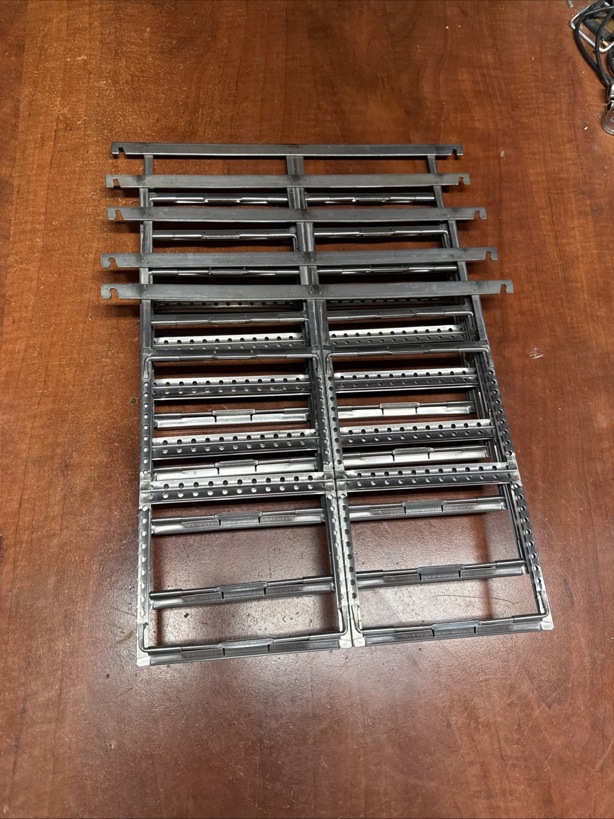 Vintage Genuine 5x KODAK STAINLESS STEEL MULTIPLE 4”x5” FILM HANGER 4x – 4”x5”