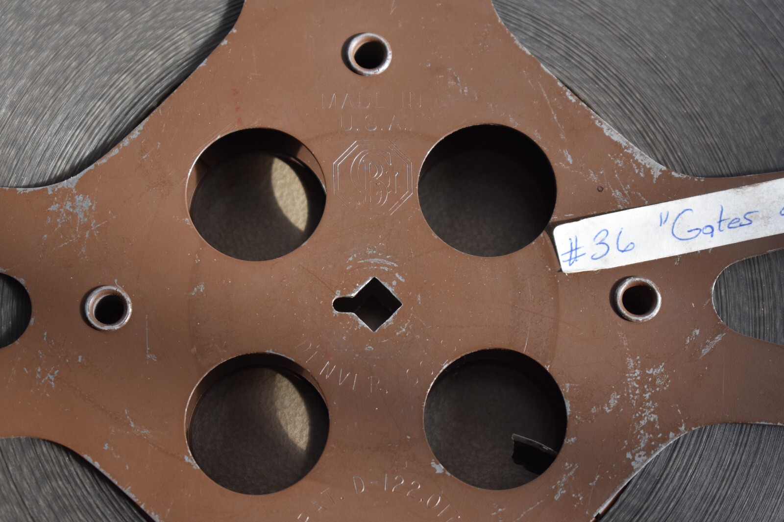 Vintage 16MM Film The Gate of Glory Lutheran Church Metal Can and Reel 12 1/4″