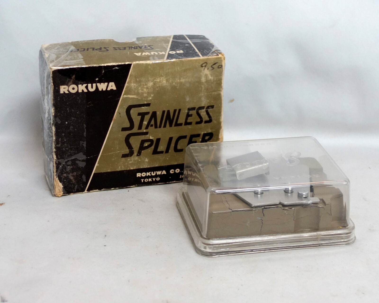 Rokuwa Film Splicer Klebepresse 8mm Super 8 Movie Film