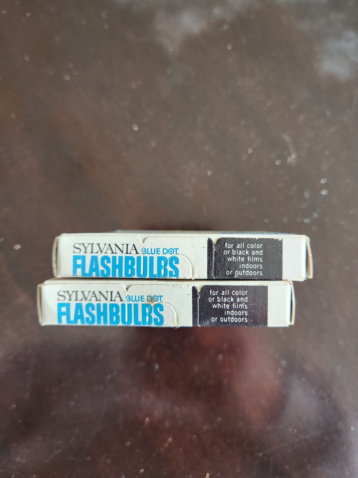 2 Boxes Vintage Sylvania Flashbulbs Blue Dot AG1B – 24 Bulbs – New In Box