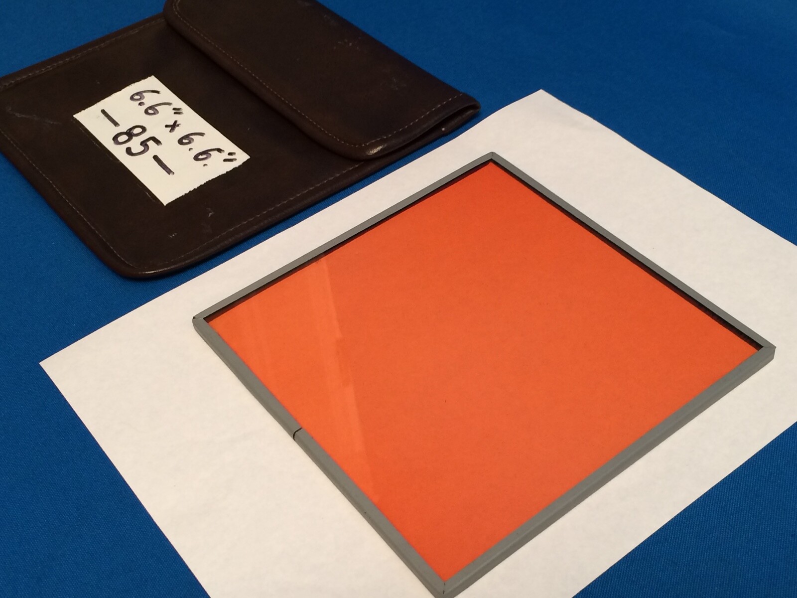 6.6″ X 6.6″ CINEMA-SIZE FILTER, #85 “HARRISON” ZEISS COOKE ARRI MITCHELL CAMERA