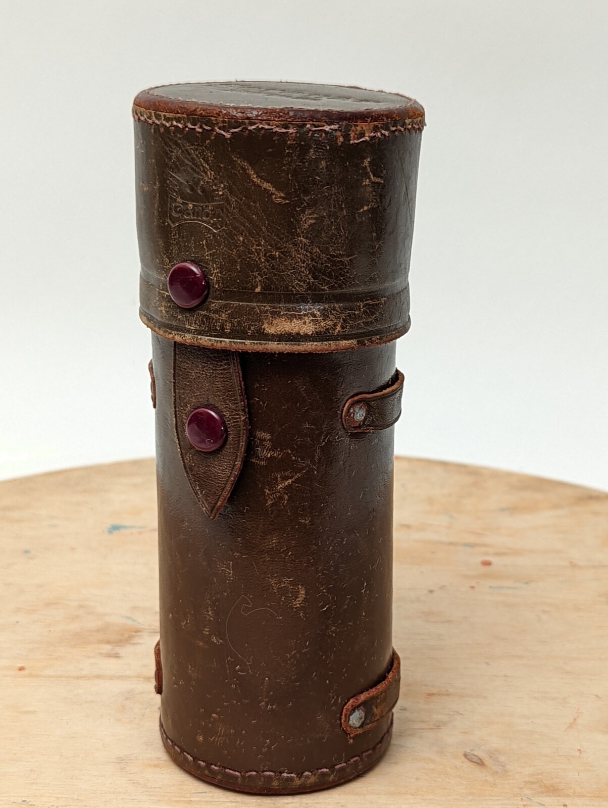 Vintage CANON Serenar 135mm Leather Lens Case Only