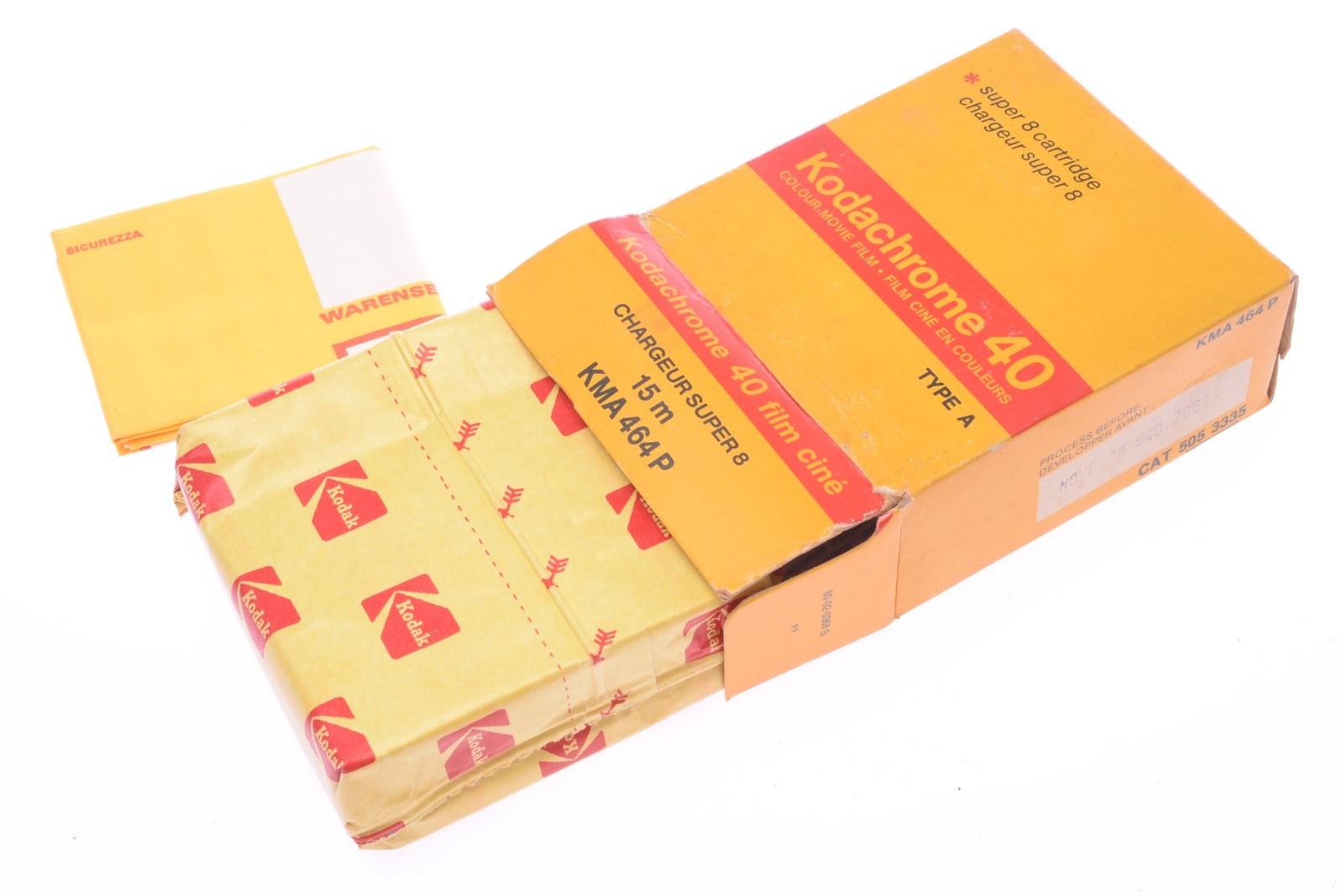 ✅ KODAK KODACHROME 40 EXP. NOV. ’78 ROLL 15M SUPER 8MM FILM CINE MOVIE ASA 40