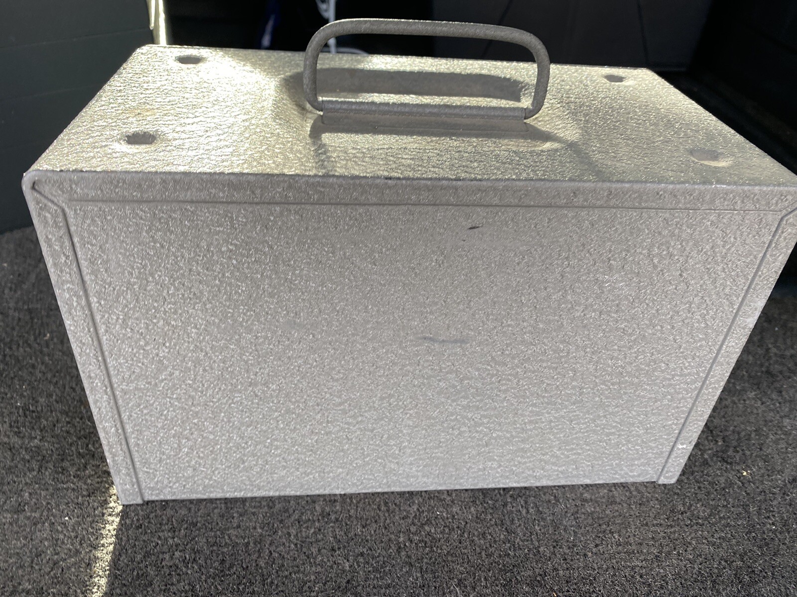 Brumberger Carrying Case 8mm Film, Holds 12 7″ Reels Empty no reels GREAT COND
