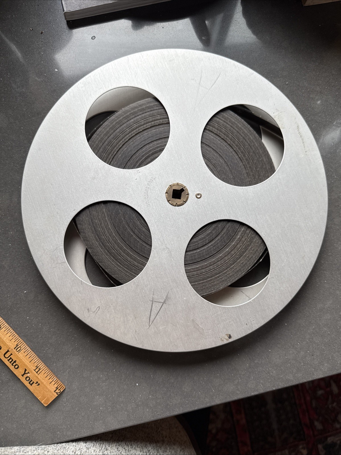 16mm Film Reel Goldberg Bros With James Arness 10.5″ (Gunsmoke?)