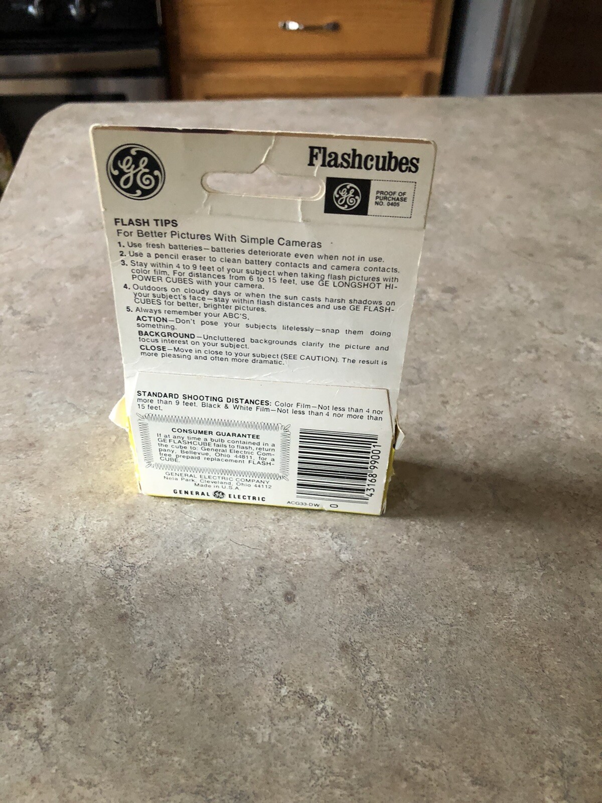 GE Flashcubes 3 Cubes NEW! NIB!