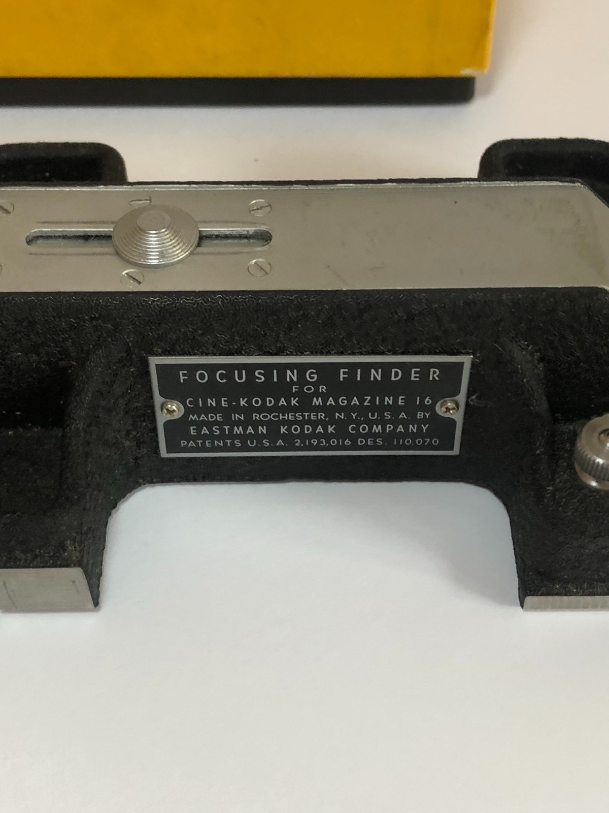 Vintage Cine-Kodak Focusing Finder for Magazine 16 w/ Box & Manual