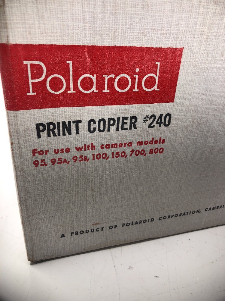 POLAROID–MODEL 240–PRINT COPIER–TYPE 40 SERIES FILM