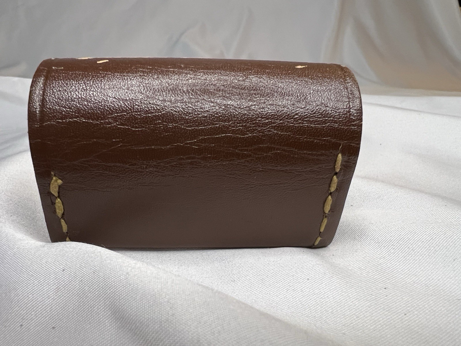 Vintage Polaroid Len Kit Leather Case with Measuring Tape