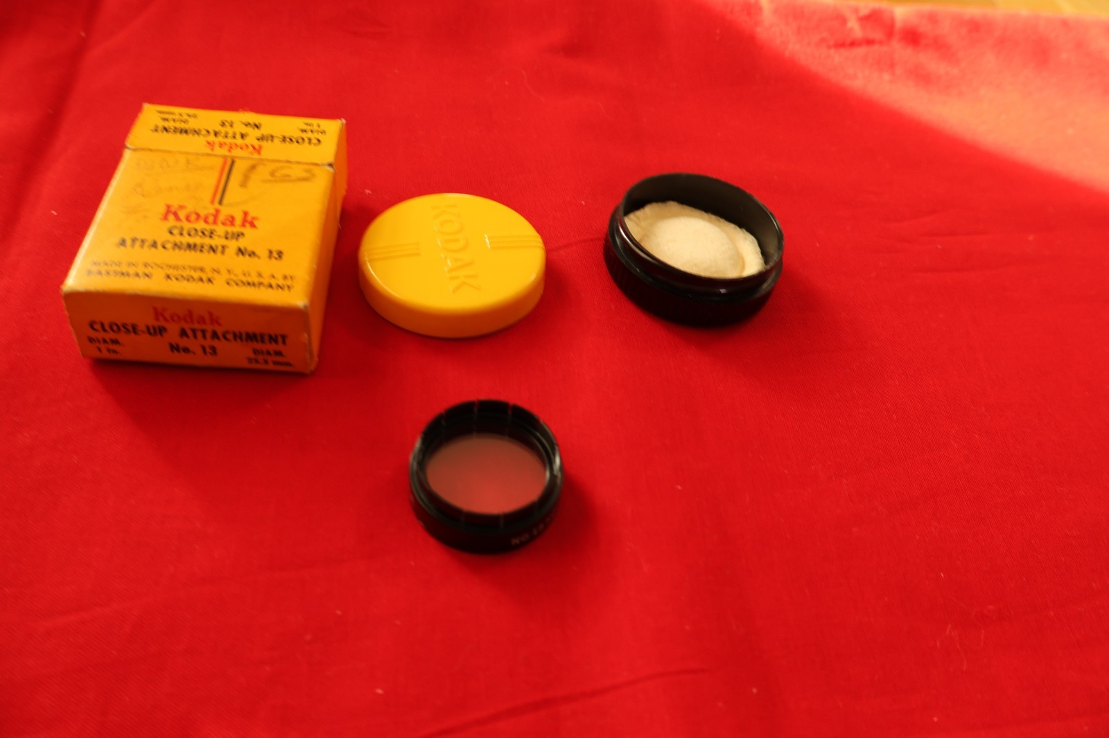 Vintage Kodak NO. 13 close up lens attachment made in USA #13 and box
