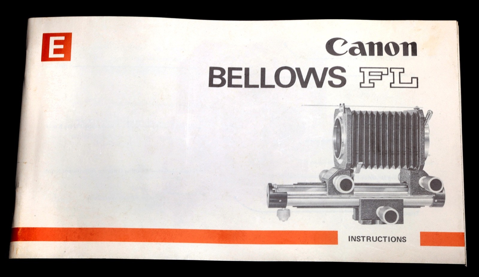 CANON Bellows FL + Instruction Manual Made In Japan NOS
