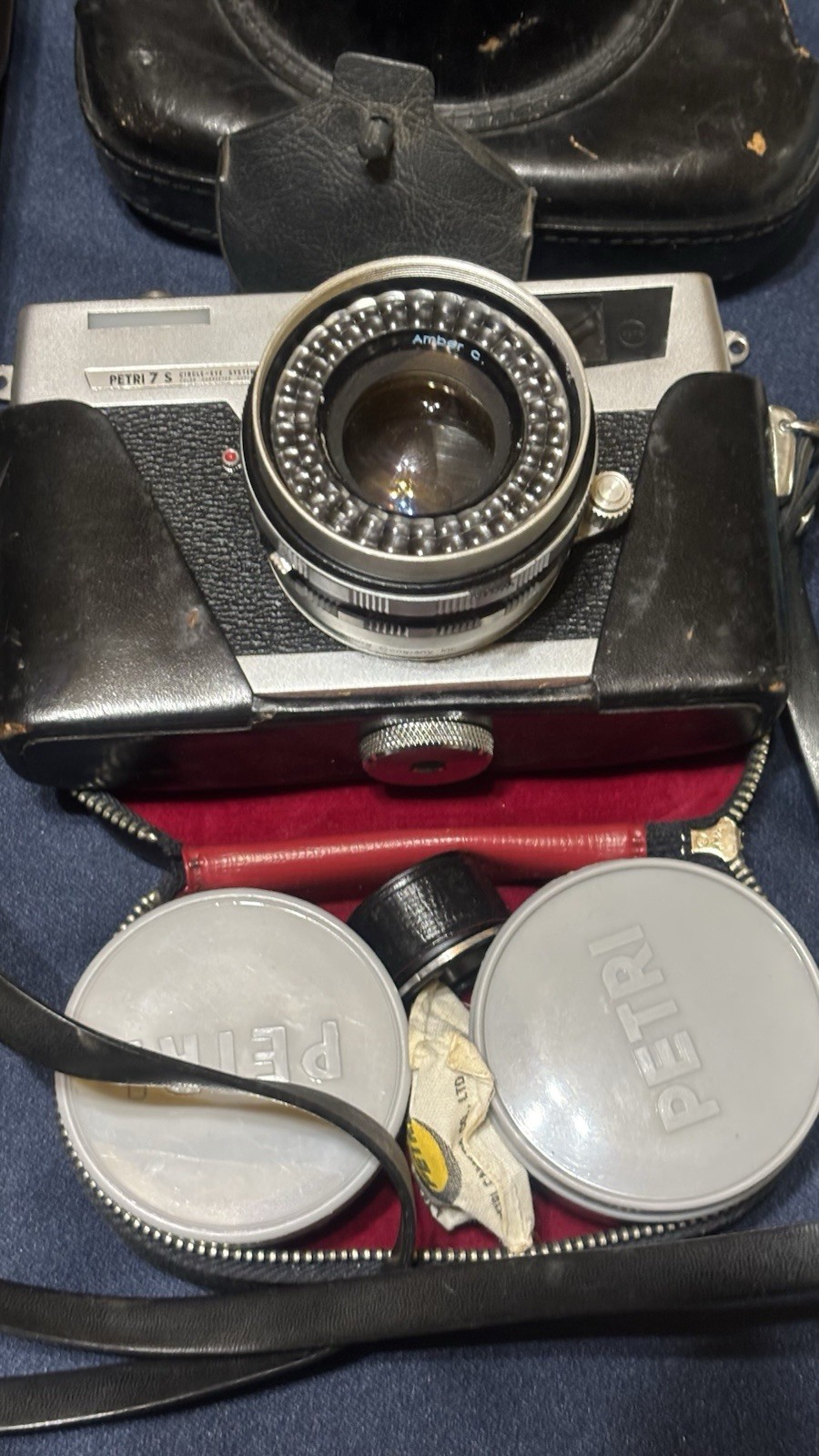 Lot Of Vintage Camera Gear,Lenses, Flash,Petri 7,Keystone 8mm,Mansfield Reporter