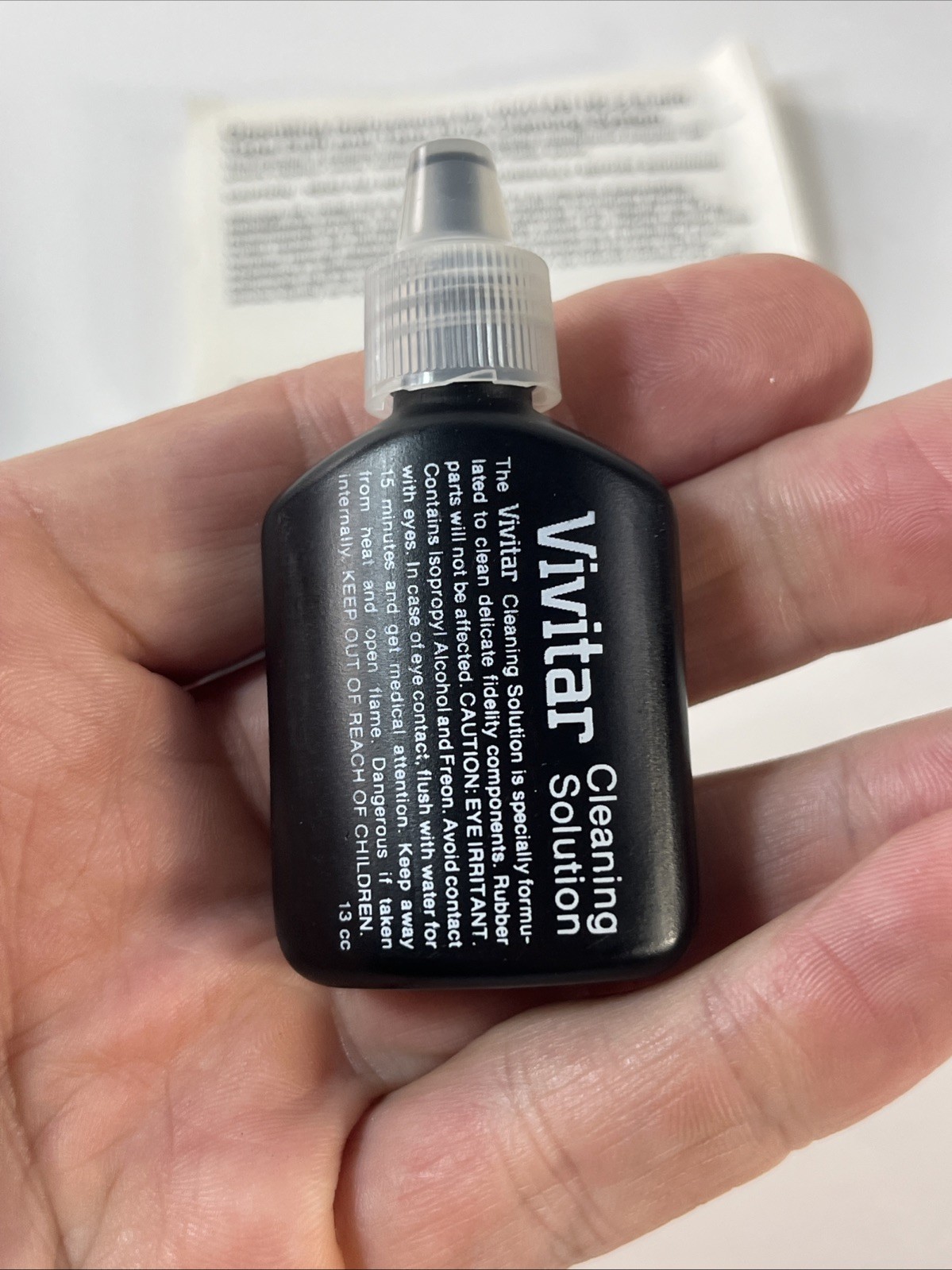 Vivitar 8mm Head Cleaner Cleaning tape in box liquid instruction made in USA set