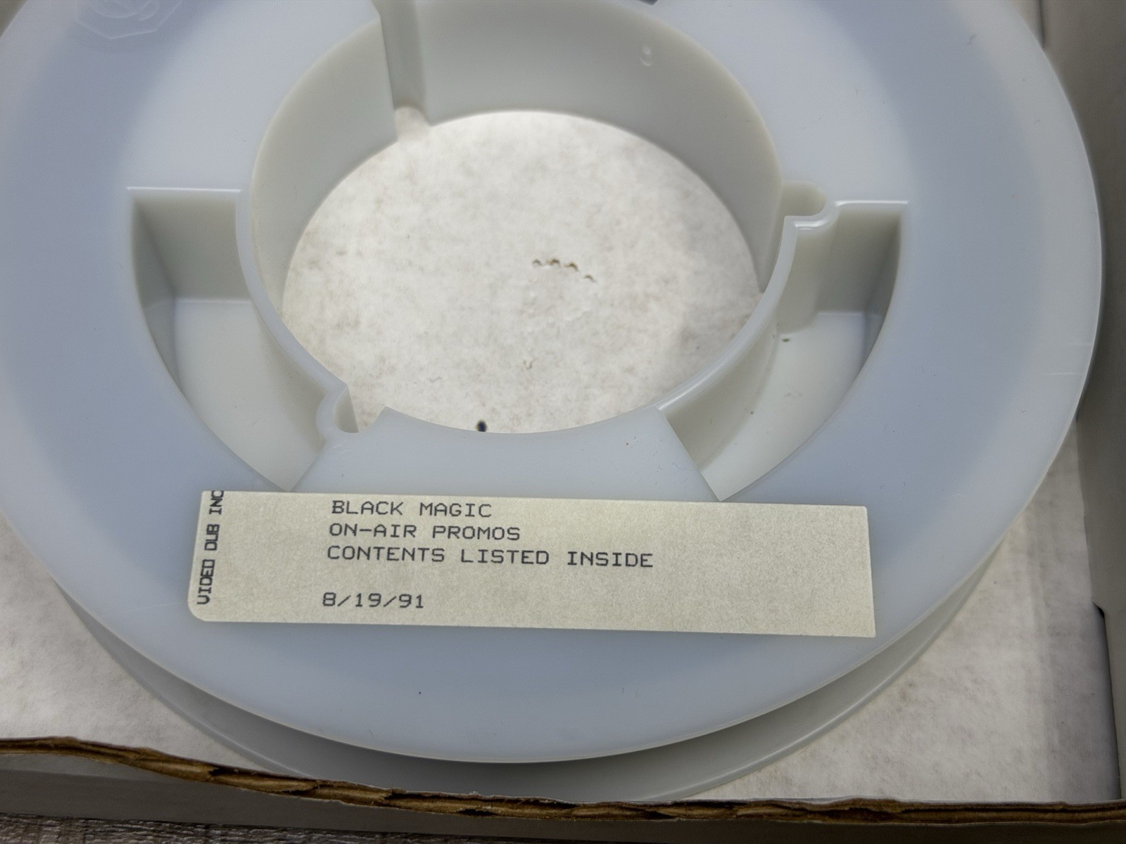 Vintage 1991 Black Magic On Air Promos Promotional Video Film Reel To Reel Tape