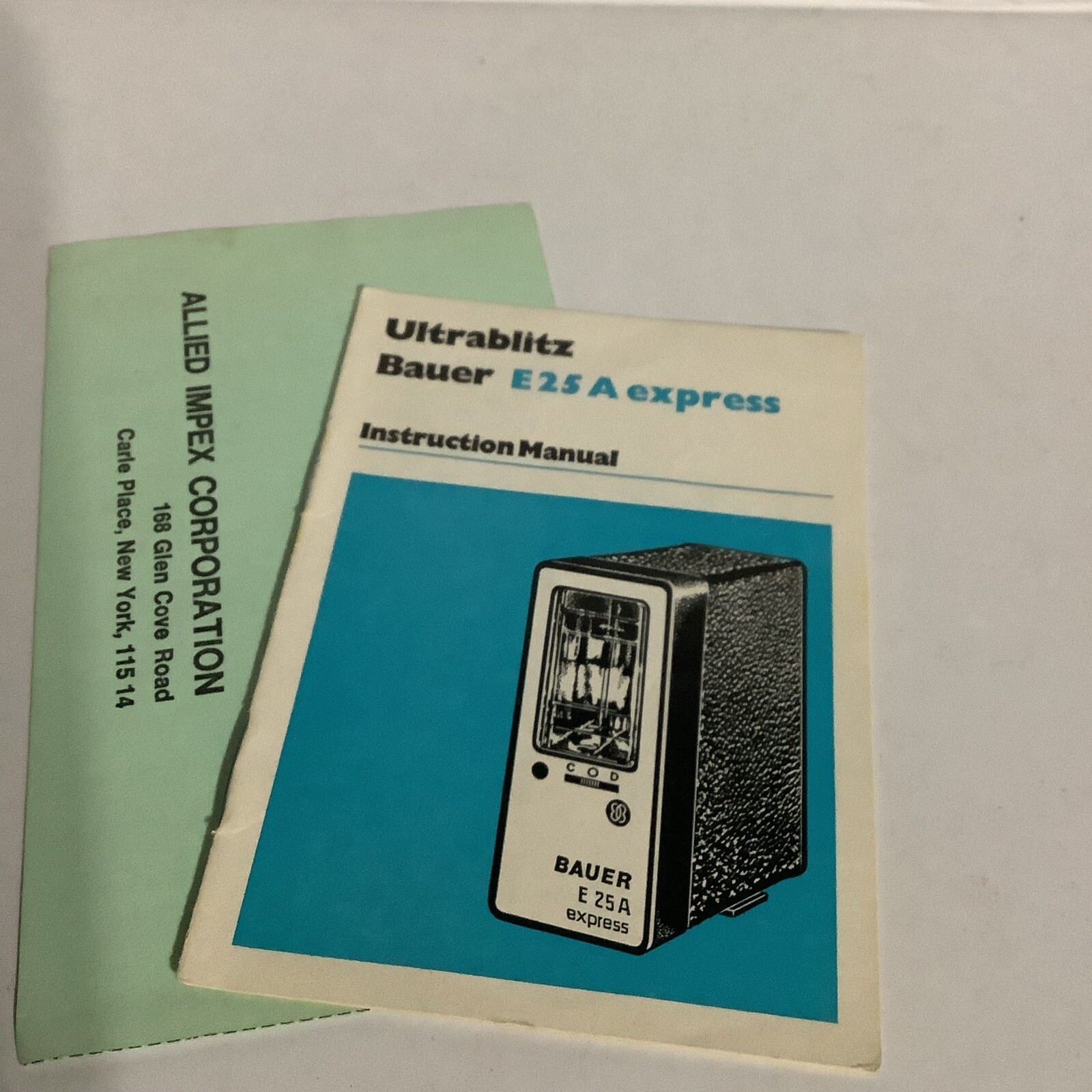 Vintage BAUER E25A Ultrablitz electronic Flash Robert Bosch *Tested*
