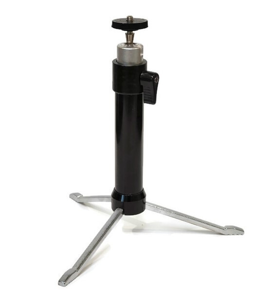 Metal Table Top Tripod Compact Camera Mount Swivel Ball Head 8 Inch Quick Setup
