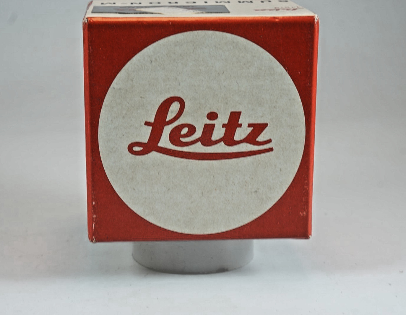 Vintage Leitz Leica Wetzlar Summicron R 50mm F2 BOX and Rear Lens Cap ONLY